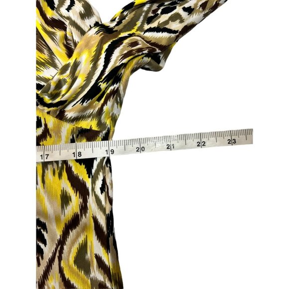 Rafaella Women's Yellow & Black Casual Blouse - Picture 4 of 7